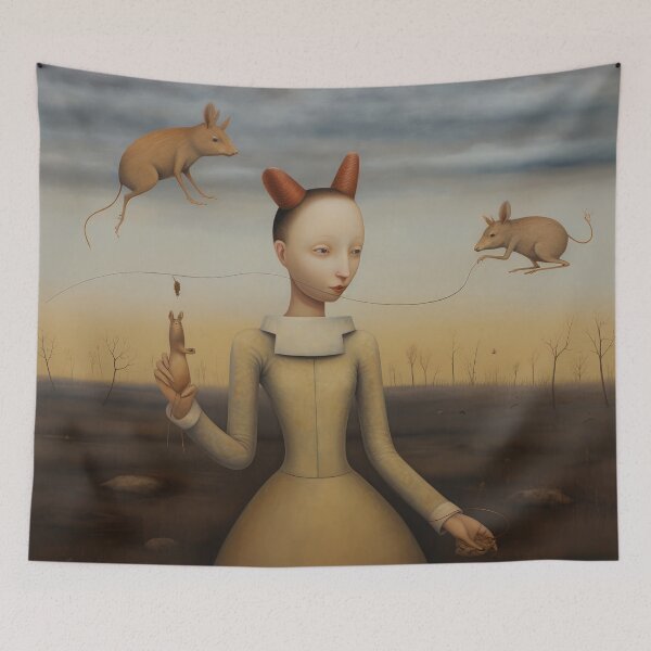 Item preview, Odd Girl with Rat Companions designed and sold by YoPedro.