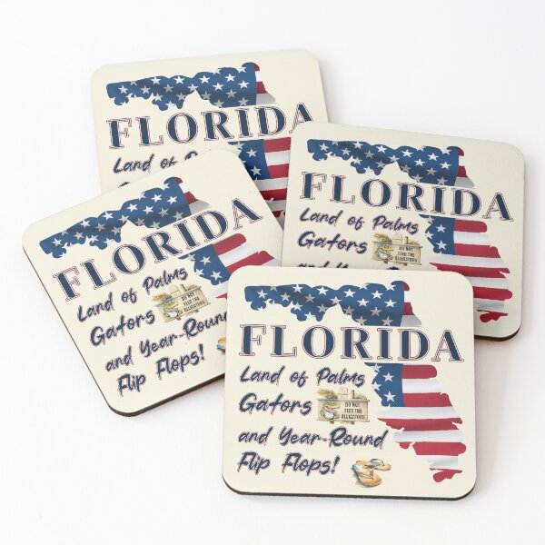 Item preview, Florida Land of Palms designed and sold by Place-Heritages.