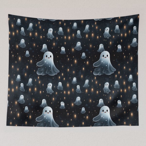 Item preview, Ethereal Echoes: Boo-tiful Ghosts Pattern designed and sold by KaleidoKiosk.