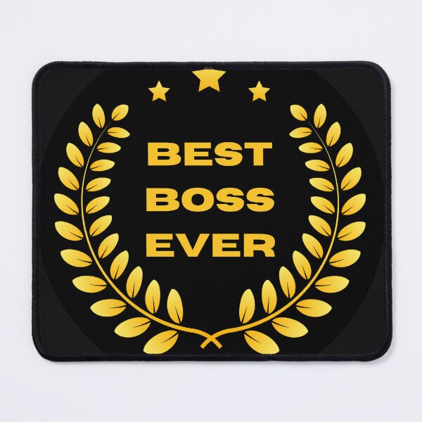 Item preview, Best Boss Ever - Crown of Laurels and Stars designed and sold by HanaiPrint.