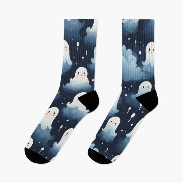 Item preview, Ethereal Echoes: Boo-tiful Ghosts Pattern designed and sold by KaleidoKiosk.