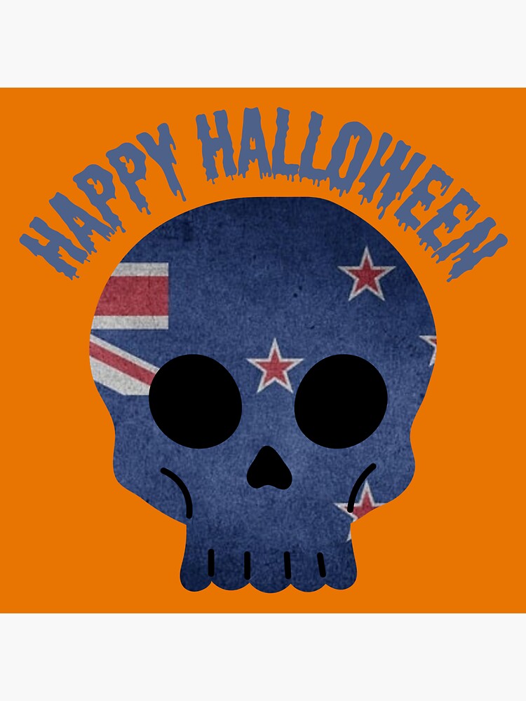Joyeux Halloween ~ Nouvelle-Zélande : Kiwis et frissons | Conception en  détresse | Sticker