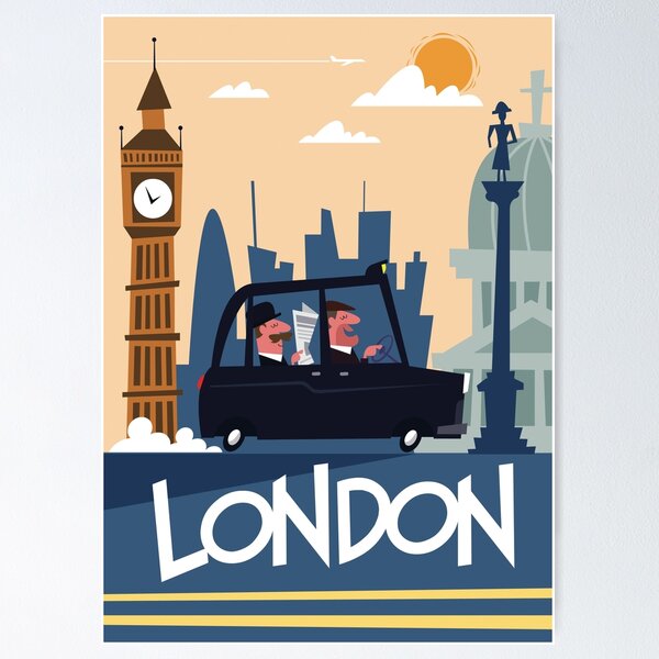 Item preview, London Travel poster designed and sold by GAGodel.