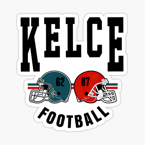 Kansas City KC Chiefs Sticker Travis Kelce #87 Football Color Logo Free  Shipping