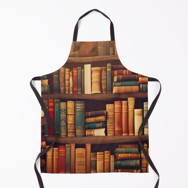 Item preview, Bookworm design Bookshelf full of books vintage  designed and sold by Inktown.