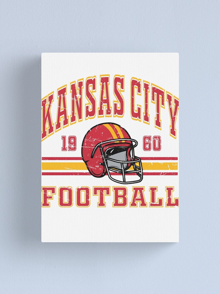 Travis Kelce Poster Kansas City Chiefs Canvas Wrap Wall Art 