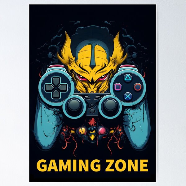 Poster Gaming brillant pour grand gamer (50 x 90) (Gamer Zone