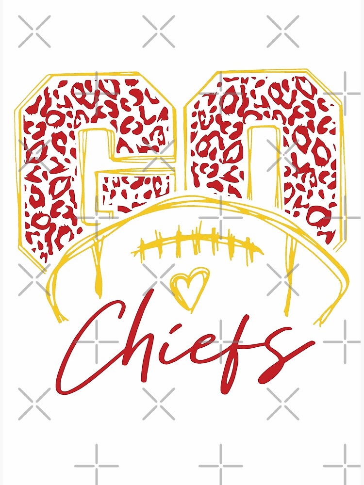 Chiefs Heart, Kansas city, KC Chiefs' Sticker