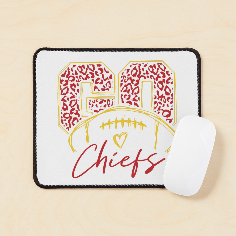 Kansas City in my heart Chiefs Football Fan cute Leopard Pattern football  Season | Poster