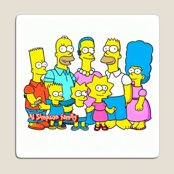 Item preview, AI Simpson family – The AI Simpson family designed and sold by AI-friend.