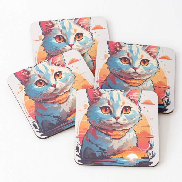Item preview, cat in the sunset designed and sold by biiid.