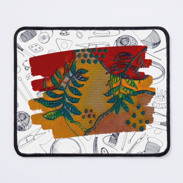Item preview, Embroidered Style Boho Leaves designed and sold by gleefulme.