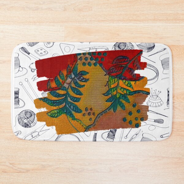 Item preview, Embroidered Style Boho Leaves designed and sold by gleefulme.
