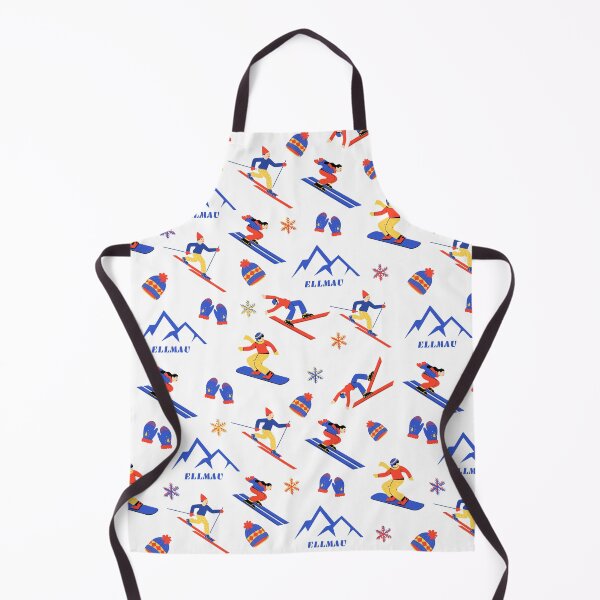 Item preview, Ellmau Austria Ski Snowboard seamless pattern designed and sold by Vintage-TM.