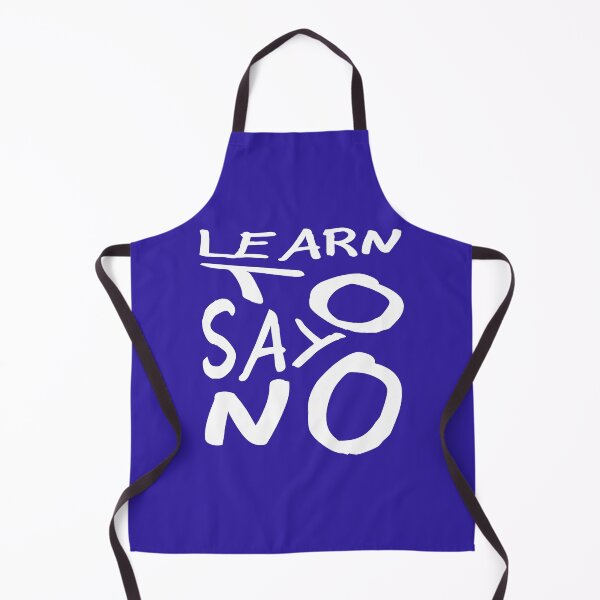 Item preview, Learn To Say No Self Empowerment Statement White Text designed and sold by taiche.