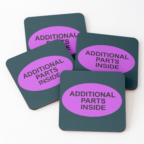 Item preview, ADDITIONAL PARTS INSIDE sign designed and sold by lobodelnoir.