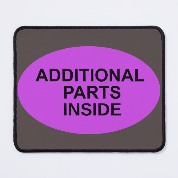 Item preview, ADDITIONAL PARTS INSIDE sign designed and sold by lobodelnoir.
