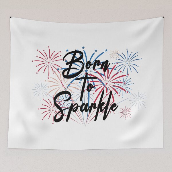 Item preview, livingfully merch living fully Born to Sparkle designed and sold by mechova-jehla.