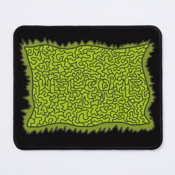 Item preview, Green Welcome Mat, Neurodivergent Games designed and sold by notsweettea.
