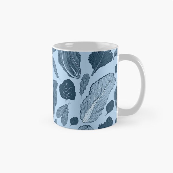 Item preview, Leafy Greens Pattern - Blue designed and sold by Noelle Fontaine.