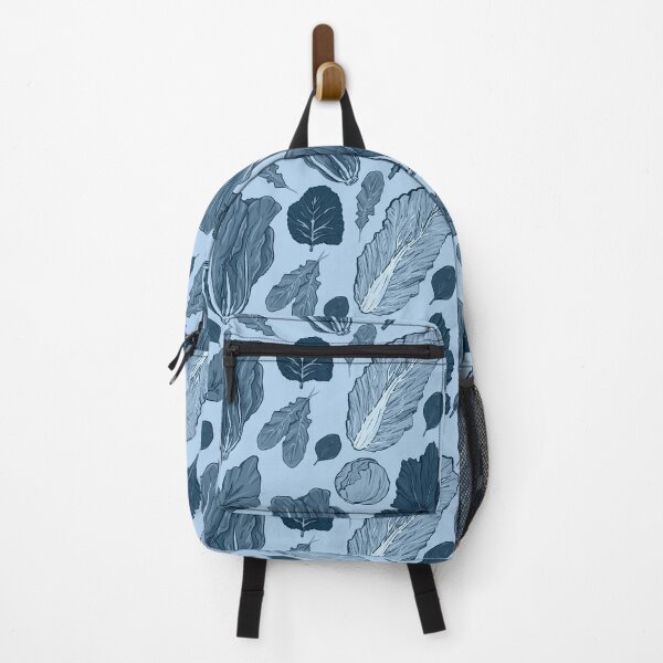 Item preview, Leafy Greens Pattern - Blue designed and sold by Noelle Fontaine.