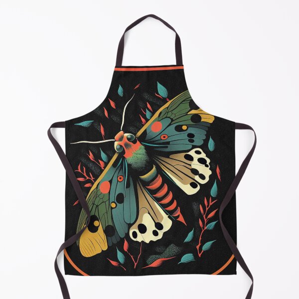 Item preview, Retro Minimal Velvet Moth designed and sold by Brainless Art.