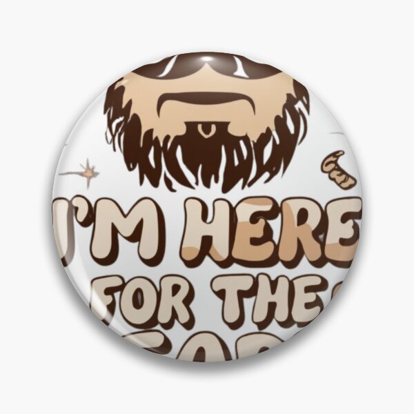 Item preview, I'm Here for the Beard | A Statement Tee for Beard Enthusiasts designed and sold by TshirtWing.