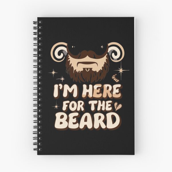 Item preview, I'm Here for the Beard | A Statement Tee for Beard Enthusiasts designed and sold by TshirtWing.