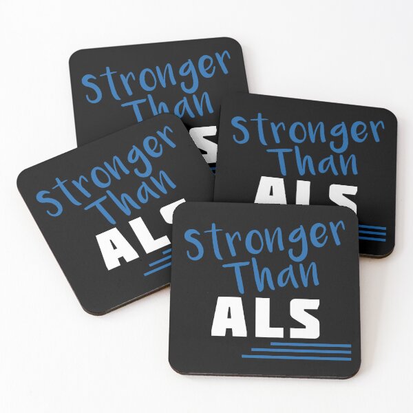 Item preview, Stronger Than ALS Amyotrophic Lateral Sclerosis Awareness designed and sold by Color-Sparkle.