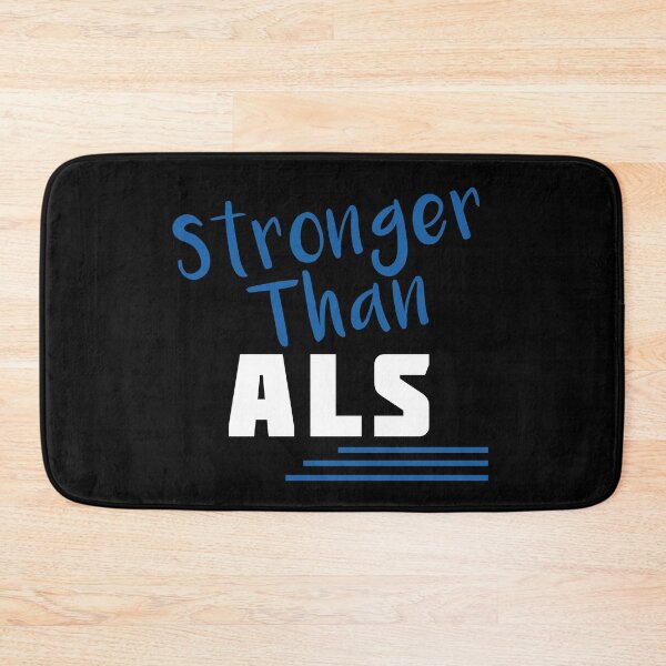 Item preview, Stronger Than ALS Amyotrophic Lateral Sclerosis Awareness designed and sold by Color-Sparkle.
