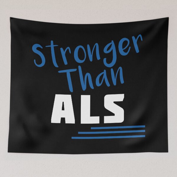 Item preview, Stronger Than ALS Amyotrophic Lateral Sclerosis Awareness designed and sold by Color-Sparkle.