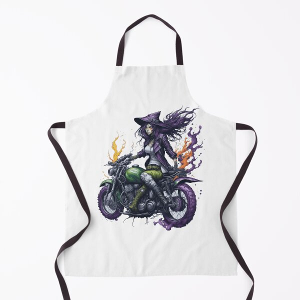 Item preview, Witch riding a motorcycle designed and sold by Kodchaporn-P.