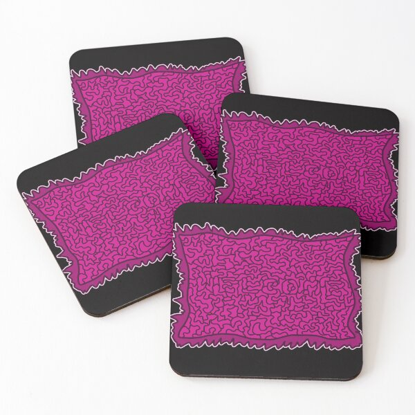 Item preview, Welcome Mat 80s Neon Pink designed and sold by notsweettea.