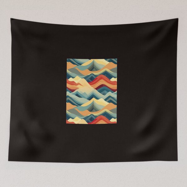 Item preview, Abstract Mountain Pattern Top designed and sold by DesChristensen.
