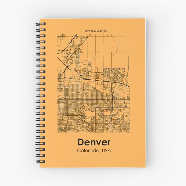 Item preview, City Road Map of Denver, Colorado, USA  designed and sold by 2BROSMAPS1.