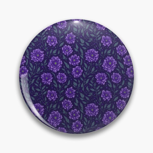 Item preview, Purple flowers pattern designed and sold by LuvleighArt.