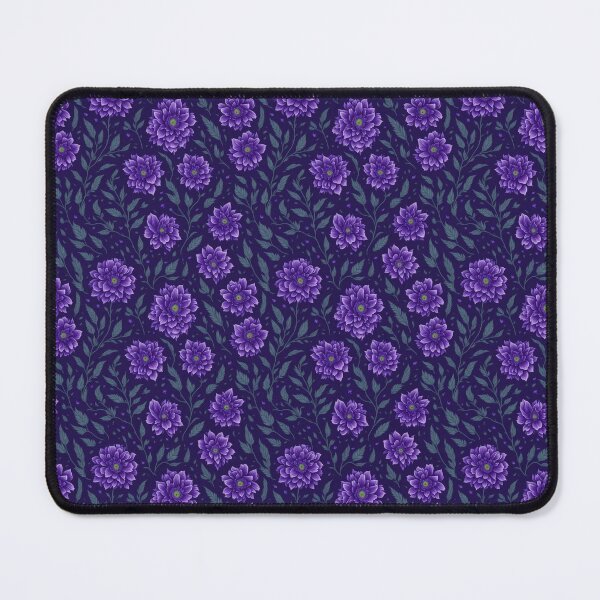 Item preview, Purple flowers pattern designed and sold by LuvleighArt.