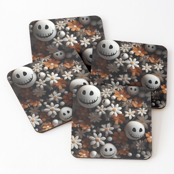 Item preview, Creepy 3D Floral Pattern Spooky Smiling 3D Flowers Pattern Floral Gift designed and sold by Urban  Charms.