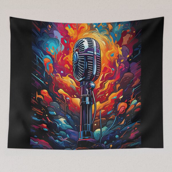 Item preview, Mike's Melodic Boom: The Cartoon Mic designed and sold by Newpixelland.