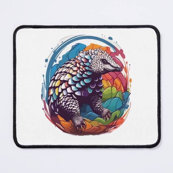 Item preview, Colorful Pangolin Watercolor designed and sold by clothesy7.