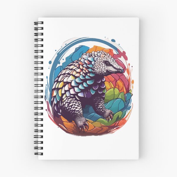 Item preview, Colorful Pangolin Watercolor designed and sold by clothesy7.