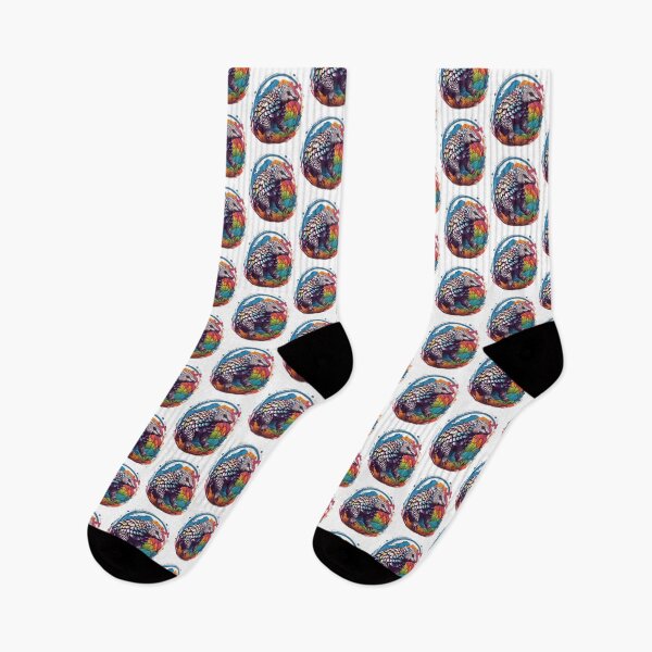 Item preview, Colorful Pangolin Watercolor designed and sold by clothesy7.