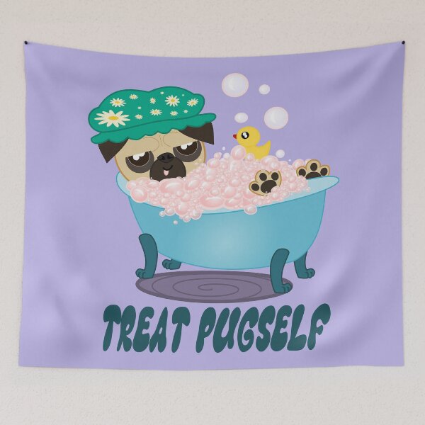 Item preview, Pug. Treat Pugself designed and sold by NorroenDyrd.
