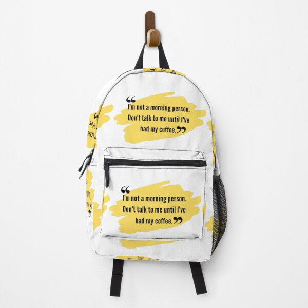 Item preview, qoute | funny qoutes | I'm not a morning person. Don't talk to me until I've had my coffee. designed and sold by ArtsyElegance4U ⭐⭐⭐⭐⭐.