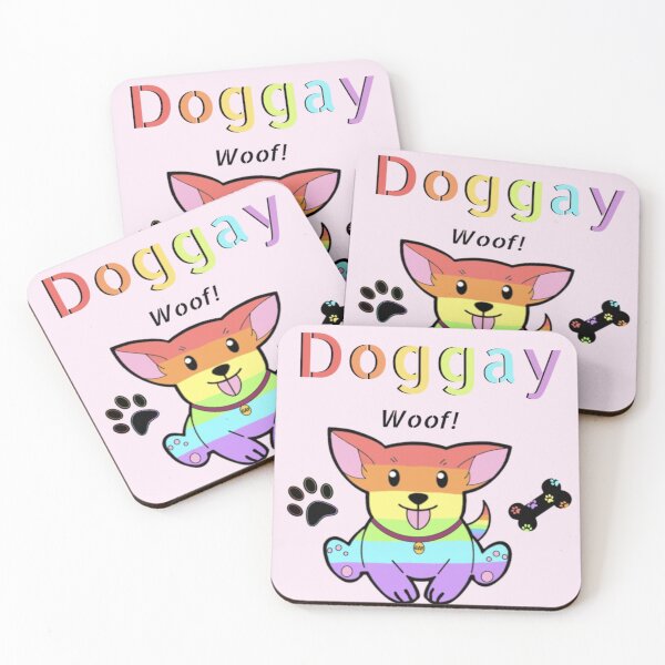 Item preview, Doggay Gay Pun designed and sold by CrittersCreate.