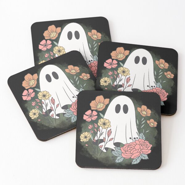 Item preview, Ghost with Flowers designed and sold by sr-arts69.
