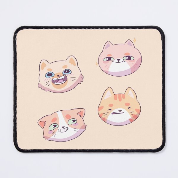 Item preview, Kawaii funny pastel cats face pack designed and sold by Yaragold.