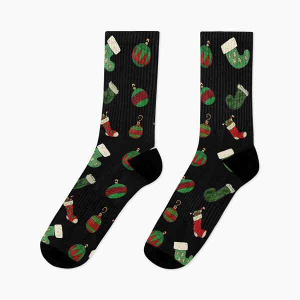Item preview, Cute Chirstmas Pattern - Hanging Christmas Stockings Pattern designed and sold by patternjp.