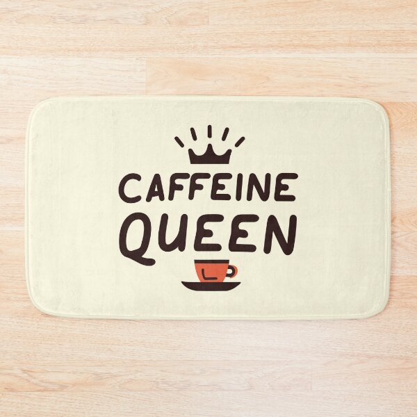 Item preview, Caffeine queen, crown and coffee glass designed and sold by ARVM.