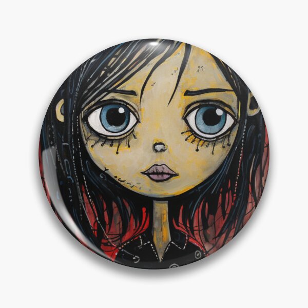 Item preview, Sweet and pretty girl with black hair and big blue eyes designed and sold by EDSOP.